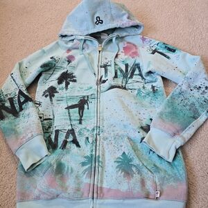 TNA Aritzia 2010s Zip Hoodie Sweater Longline